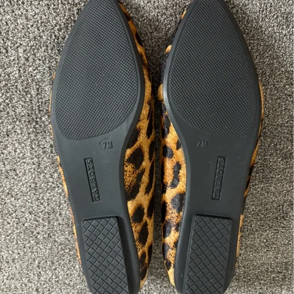 Talbots Animal Print Loafers Leather Size 7 - Picture 9 of 10
